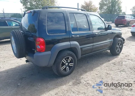 2004 Jeep Liberty Sport из США, поврежденный, VIN 1J4GL48K84W143794